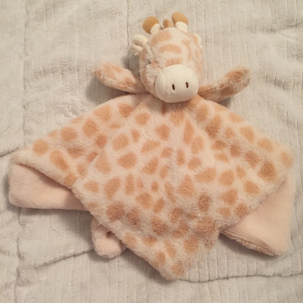 Kellytoy Giraffe Lovey Baby Rattle Plush Security Blanket Lovey